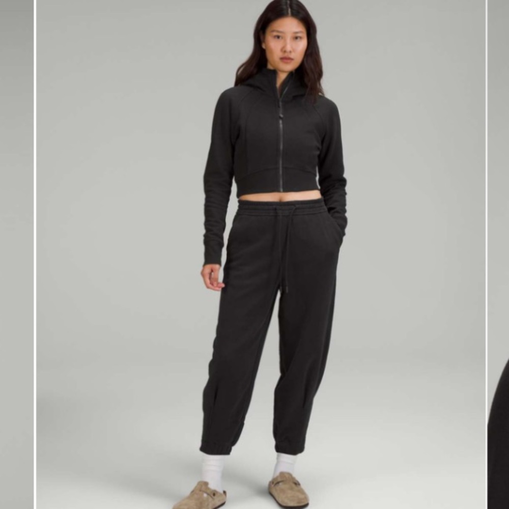 LULULEMON NWT Black Cropped Scuba Jacket size 4 - Picture 3 of 7